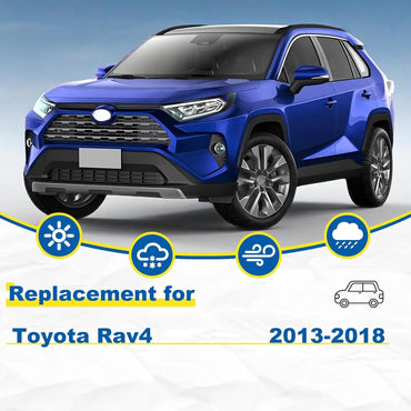 26"+16" Windshield Wipers With 10" Rear Wiper Blade Sets Automotive Replacement for Toyota Rav4 2013-2018,Easy For Installation