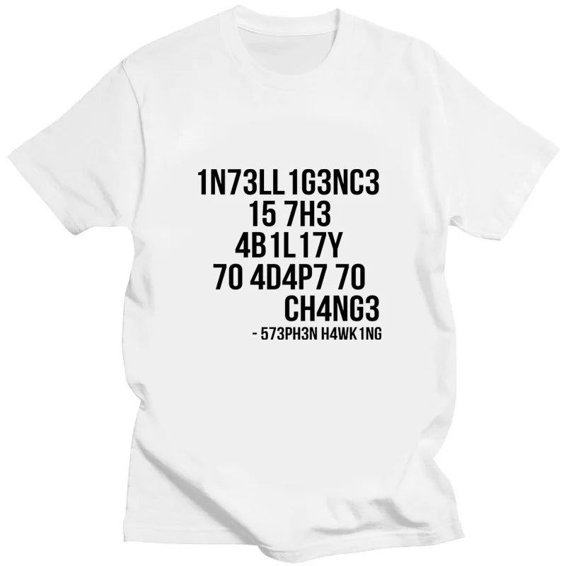 Men's T-shirts Are Interesting and Creative Tops with Letter Print Patterns They Are Casual Pure Cotton Men's T-shirts