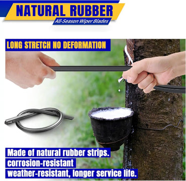 2 wipers Replacement For 2017-2023 Tesla Model 3/2020-2023 Model Y Original Equipment Replacement Wiper Blade - 26"/19" (Set of