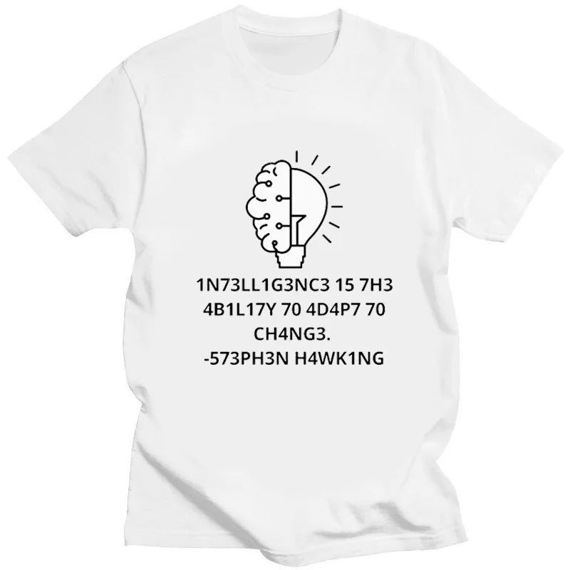 Men's T-shirts Are Interesting and Creative Tops with Letter Print Patterns They Are Casual Pure Cotton Men's T-shirts
