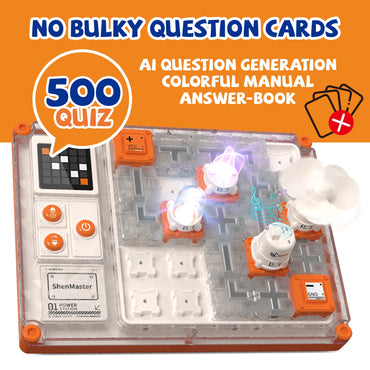Educational Science Kit for Kids Ages 5+, STEM Toy with 500+ Circuit Projects, Electronic Building Kit for Boys & Girls