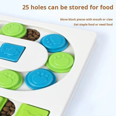 Dog Puzzle Toys Slow Feeder Interactive Increase Puppy IQ Food Dispenser Slowly Eating NonSlip Bowl Pet Cat Dogs Training Game