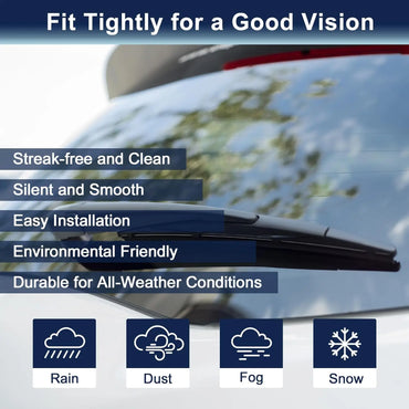 Rear Windshield Wiper Blade Arm Set Back Wiper Assembly for Jeep Cherokee KL 2014 2015 2016 2017 2018 2019 2020 2021 2022 2023