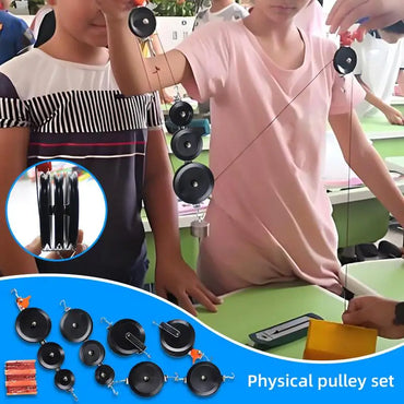 Pulley System for Kids Interactive Kids Pulley System Science Experiments Supplies Sturdy Lab Science Kits Physics Learning Tool