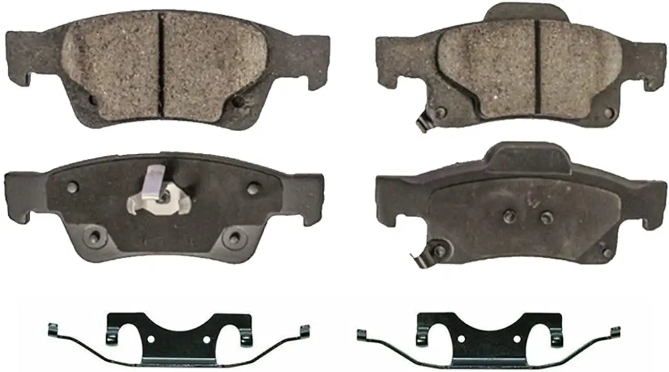 Brake Pads for Jeep 2011-2016 Grand Cherokee 2011-2020 Dodge Durango, Ceramic Brakes Pads Front & Rear Replacement