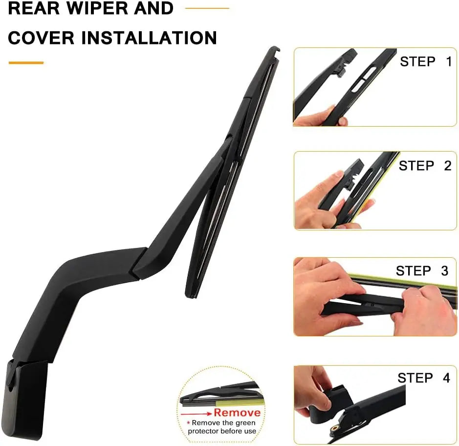 For Genuine 15276248 Window Wiper Arm Set-Replacement For GMC Acadia,Saturn Outlook 2007-2012, Rear Windshield Wiper Arm Blade A