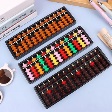 1PC Math Learning Tool For Children Portable Chinese 13 Digits Column Abacus Arithmetic Soroban Calculating Counting