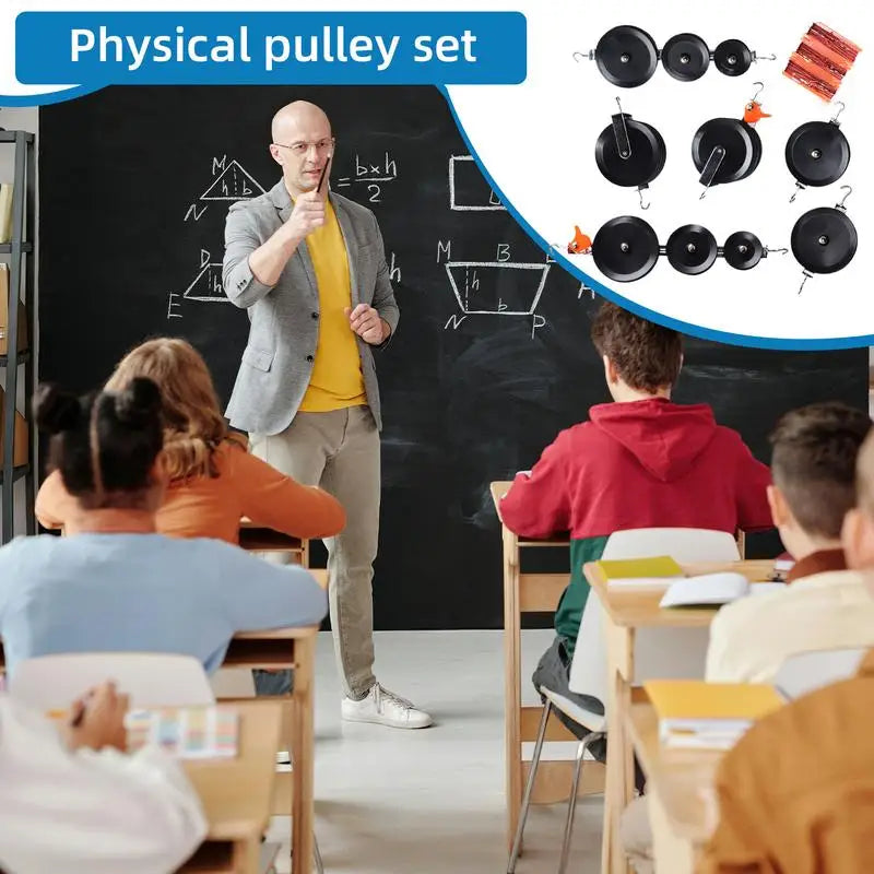 Pulley System for Kids Interactive Kids Pulley System Science Experiments Supplies Sturdy Lab Science Kits Physics Learning Tool