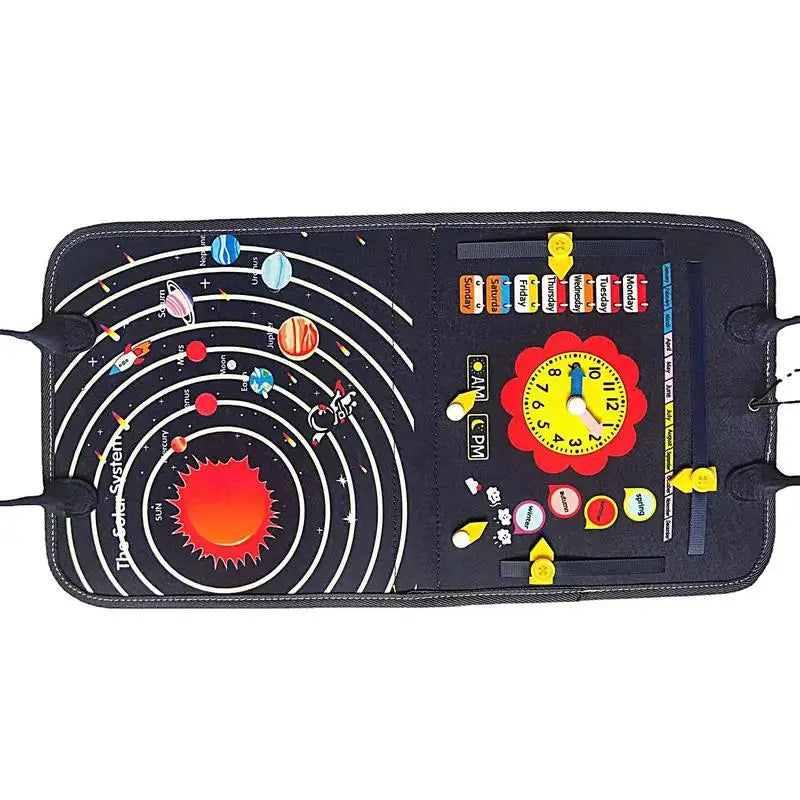 Montessori Sensory Board Preschool Educational Activities Toys Car & Airplane Activities Sensory Basic Life Skills Board