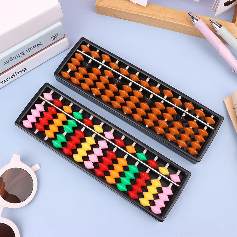 1PC Math Learning Tool For Children Portable Chinese 13 Digits Column Abacus Arithmetic Soroban Calculating Counting