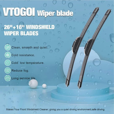 Wiper Blades With Rear Wiper Blades Set For 20182023 Kona Automotive Replacement Windshield Wiper Blades That Meet OEM Quality
