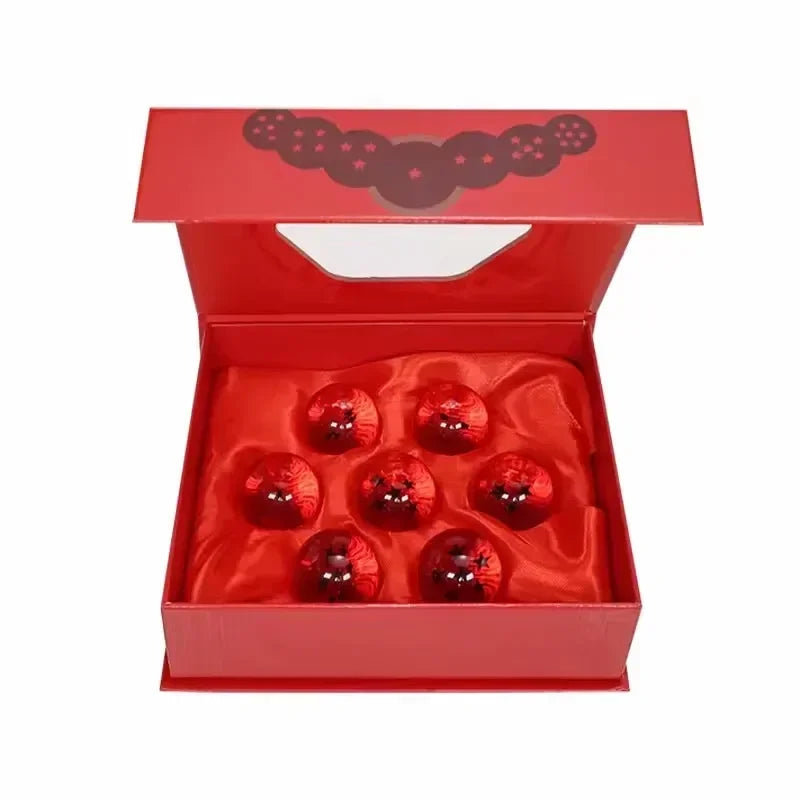 Dragon Ball 7pcs/set 1:1 Crystal ball 3.5cm Action Figure Toys Summon Shenron Wishing Balls Collection Model Gift