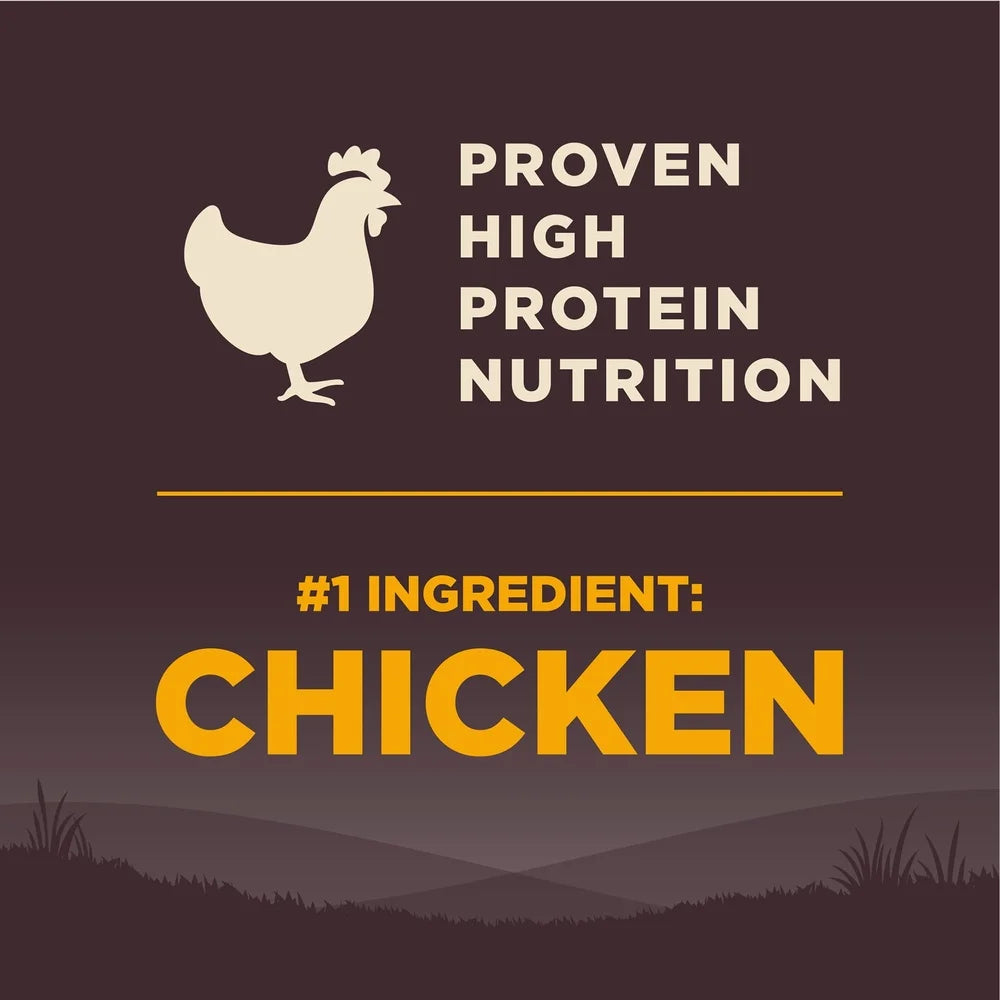 Natural Grain Free Dry Dog Food Puppy Recipe 26lb High Protein Nutrient Rich Superfood DHA Omega Fatty Acids Whole Body Health