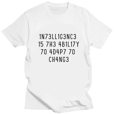 Men's T-shirts Are Interesting and Creative Tops with Letter Print Patterns They Are Casual Pure Cotton Men's T-shirts