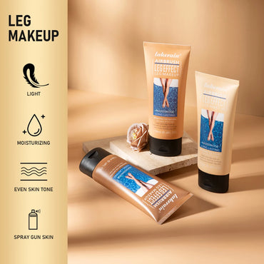 Lakerain 118ml Leg Makeup Cream Long-lasting Waterproof Anti-Transfer Concealer Even Skin Tone Care Brown Liquid Foundation