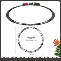 Classic Christmas Train Toy Set with Lights and Sound Effects for Holiday Fun