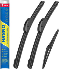 26"+16" Windshield Wipers With 10" Rear Wiper Blade Sets Automotive Replacement for Toyota Rav4 2013-2018,Easy For Installation