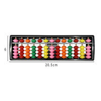 1PC Math Learning Tool For Children Portable Chinese 13 Digits Column Abacus Arithmetic Soroban Calculating Counting
