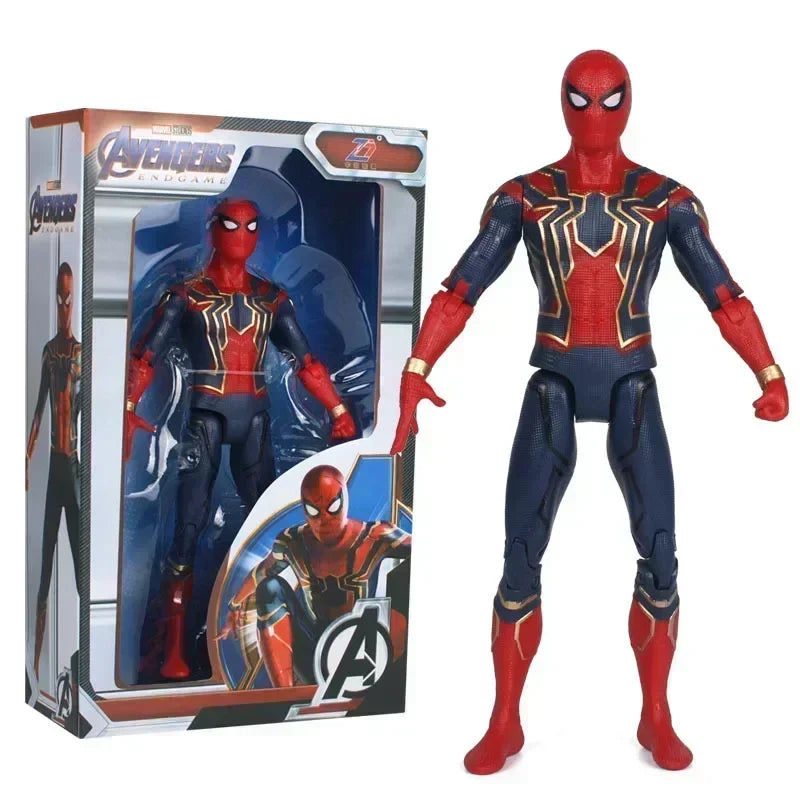 Marvel Avengers Superhero Figures Iron Man Action Figure Toys Spiderman Captain America Hulk Thor Holiday Gifts for Kids Boys