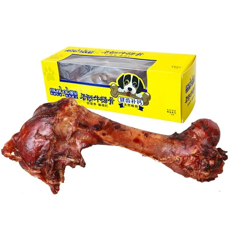 Pet Dog Snacks Crispy Beef Bone Stick Grinding Teeth Strengthening Delicious Nutritious Balanced Meat Flavorful Bone Pets Food