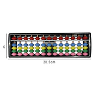 Portable Chinese13 Digits Column 5 Beads Colored Abacus Arithmetic Soroban Calculating Counting Math Learning Tool For Children