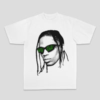 Star player headshot collection American print streetwear pure cotton short-sleeve T-shirt men clothing oversized t shirt