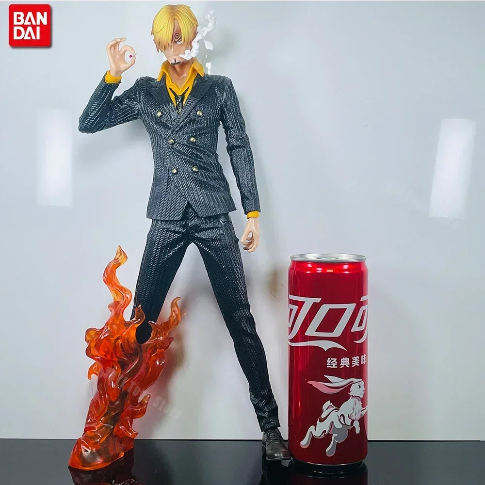 One Piece Vinsmoke Sanji Boy New Personality Cartoon Anime Character Peripheral Collection Figure Ornaments Children's Gifts