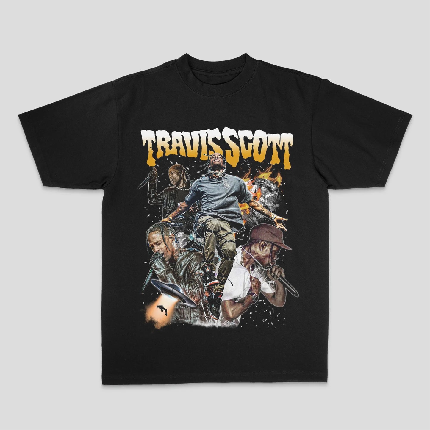 Star player headshot collection American print streetwear pure cotton short-sleeve T-shirt men clothing oversized t shirt