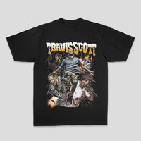 Star player headshot collection American print streetwear pure cotton short-sleeve T-shirt men clothing oversized t shirt
