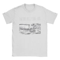 2025 Burzum band imported European and American retro metal band pure cotton men's and women's printed short-sleeved T-shirts