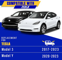 2 wipers Replacement For 2017-2023 Tesla Model 3/2020-2023 Model Y Original Equipment Replacement Wiper Blade - 26"/19" (Set of