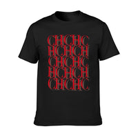 CHCH Men's Street T-shirt Print Tops Tees Summer T Shirt Oversized Tee Shirt for Men Tshirt Clothing