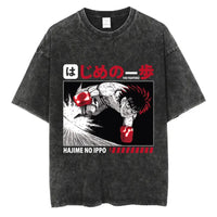 Vintage Skull Ghost T Shirt Men Women Y2K Cotton Tshirt Unisex Streetwear T-shirt Clothing Top Tee
