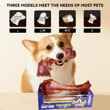 Pet Dog Snacks Crispy Beef Bone Stick Grinding Teeth Strengthening Delicious Nutritious Balanced Meat Flavorful Bone Pets Food