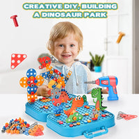 Pretend Play Preschool Children Nut Screw Assembly Simulation Carpenter Tool Educational Montessori Kids Toys  Electric Toolbox
