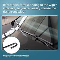 3 Wipes Replacement for Hyundai Tucson 2022 2023, 26"+16" Front Windshield Wipers with 11" Rear Wiper Blade, Original Factory Qu