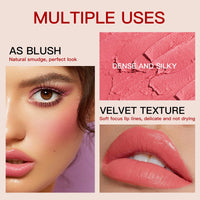 Waterproof matte lipstick contour lipstick long-lasting non-sticky lip care cosmetic product
