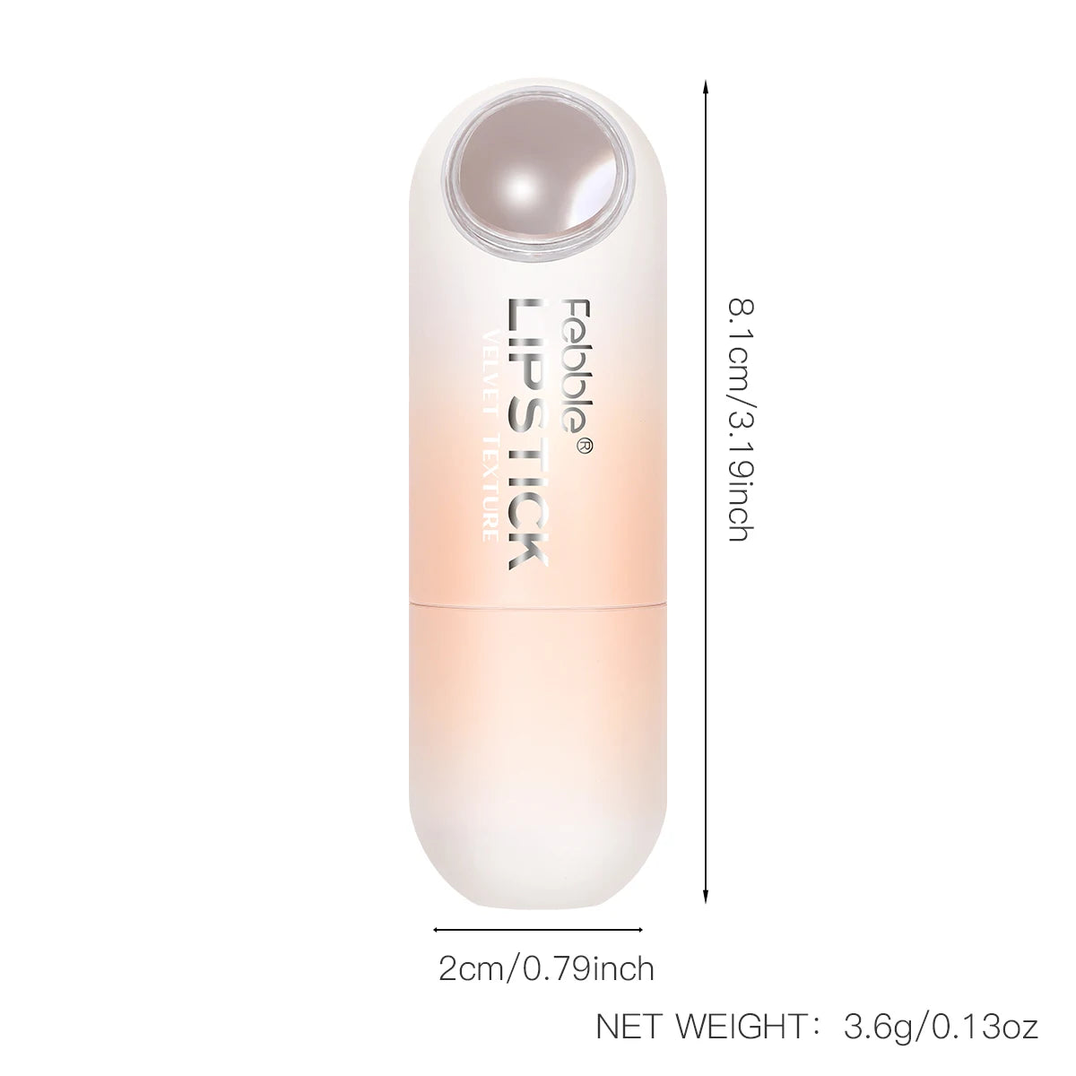 Waterproof matte lipstick contour lipstick long-lasting non-sticky lip care cosmetic product