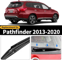 Rear Wiper Blade Assembly for Nissan Pathfinder 2013 2014 2015 2016 2017 2018 2019 2020– Back Windshield  Replacement Set