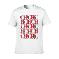 CHCH Men's Street T-shirt Print Tops Tees Summer T Shirt Oversized Tee Shirt for Men Tshirt Clothing