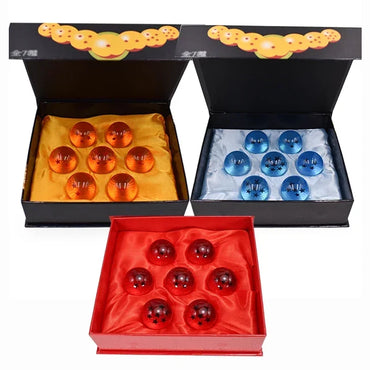 Dragon Ball 7pcs/set 1:1 Crystal ball 3.5cm Action Figure Toys Summon Shenron Wishing Balls Collection Model Gift