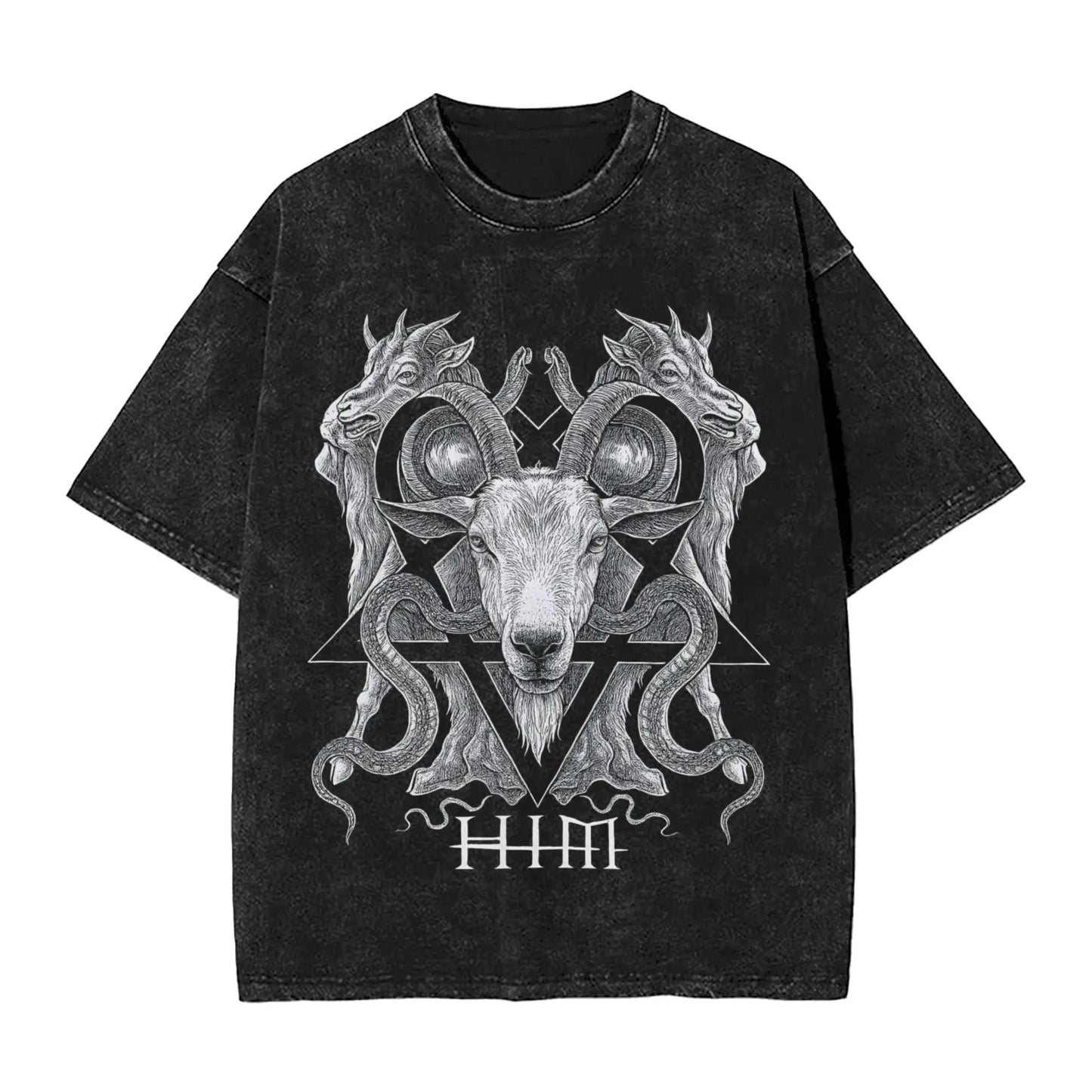 Mens T Shirt Muay Thai Boran Washed T Shirts Novelty Summer Tees Street Style Pattern Cotton Clothes Plus Size