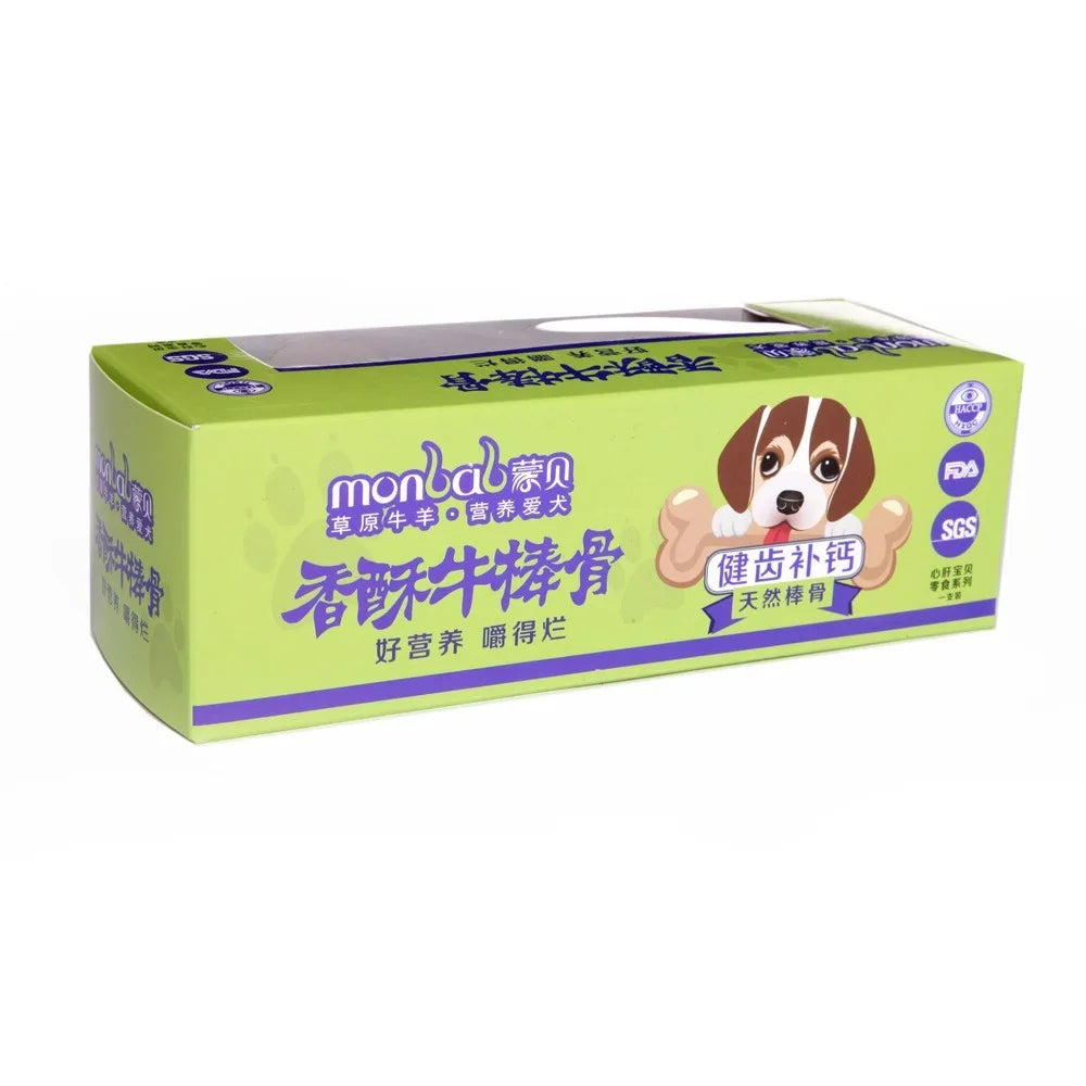 Pet Dog Snacks Crispy Beef Bone Stick Grinding Teeth Strengthening Delicious Nutritious Balanced Meat Flavorful Bone Pets Food