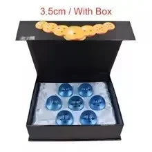 Dragon Ball 7pcs/set 1:1 Crystal ball 3.5cm Action Figure Toys Summon Shenron Wishing Balls Collection Model Gift