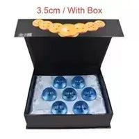 Dragon Ball 7pcs/set 1:1 Crystal ball 3.5cm Action Figure Toys Summon Shenron Wishing Balls Collection Model Gift
