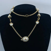 Classic Necklace Double G Letter Retro Necklace Women's Brass 2025 New Neck Jewelry