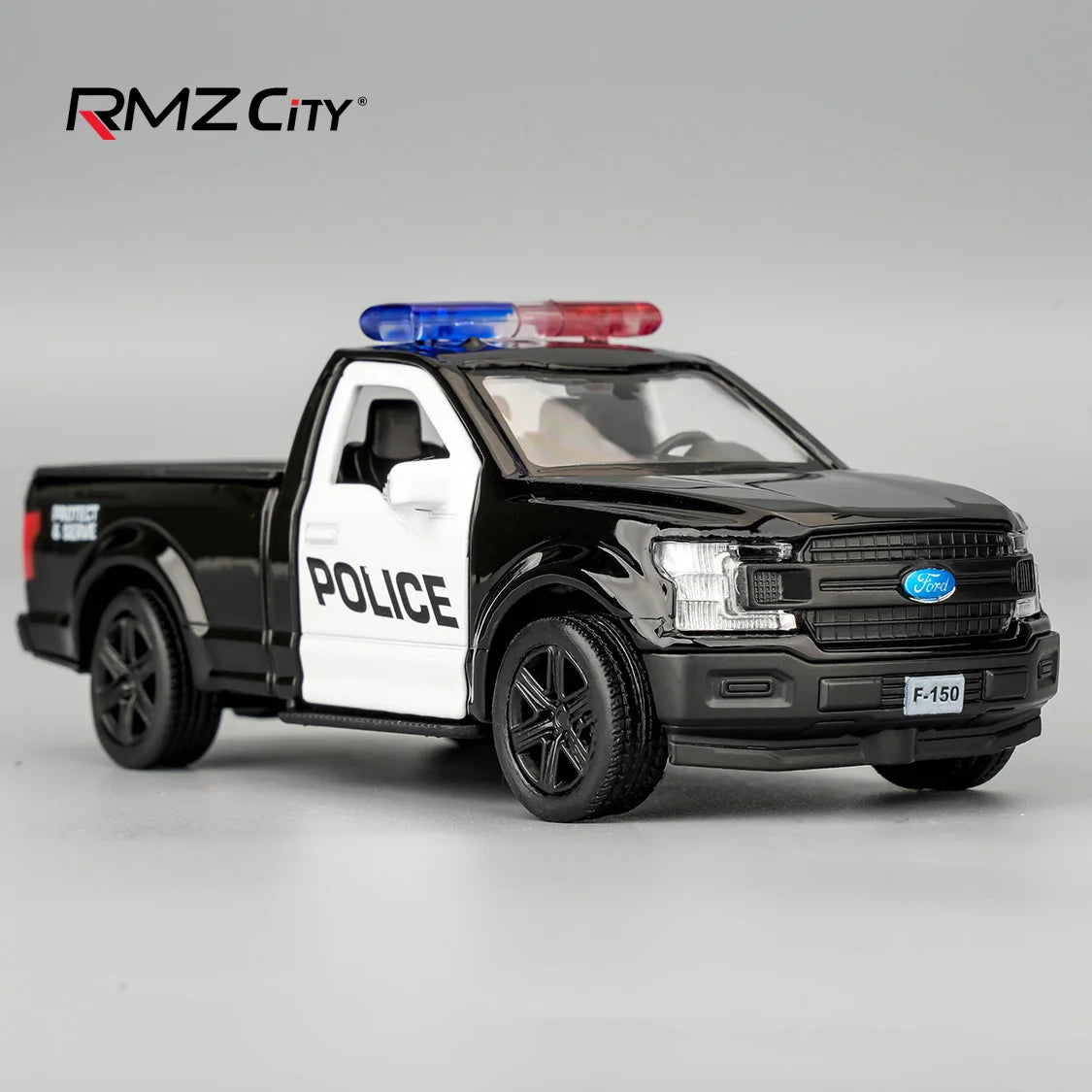 RMZCITY 1/36 Scale Ford Pickup Truck F150 Casting Car Model, Zinc Alloy Toy Car For Kids, Pull Back Vehicles Toy Car For Toddlers Kids Boys Girls Gift