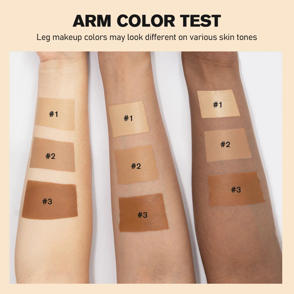 Leg Makeup Lotion Even Skin Tone Body Foundation 100ml Tan Waterproof Long Lasting Body Tanning Cream Medium Bronze Leg Makeup