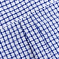 Men's Plaid Striped Oxford Long Sleeve Button-down Shirts with Pocket, Spring Fall 60% Cotton Versatile Casual Menswear Clothing