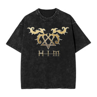 Mens T Shirt Muay Thai Boran Washed T Shirts Novelty Summer Tees Street Style Pattern Cotton Clothes Plus Size